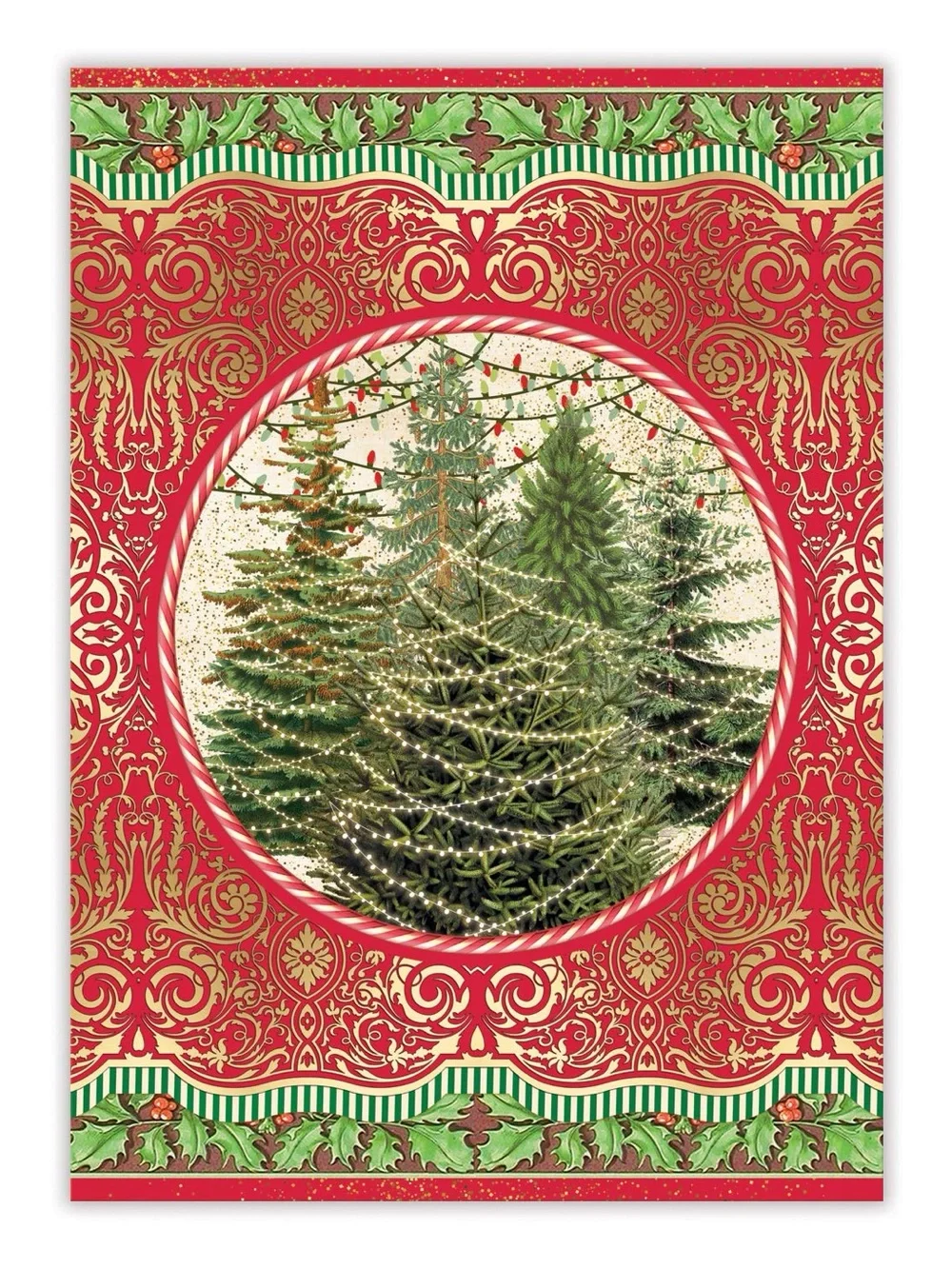 Michel Design Works Kitchen Towel in O Tannenbaum